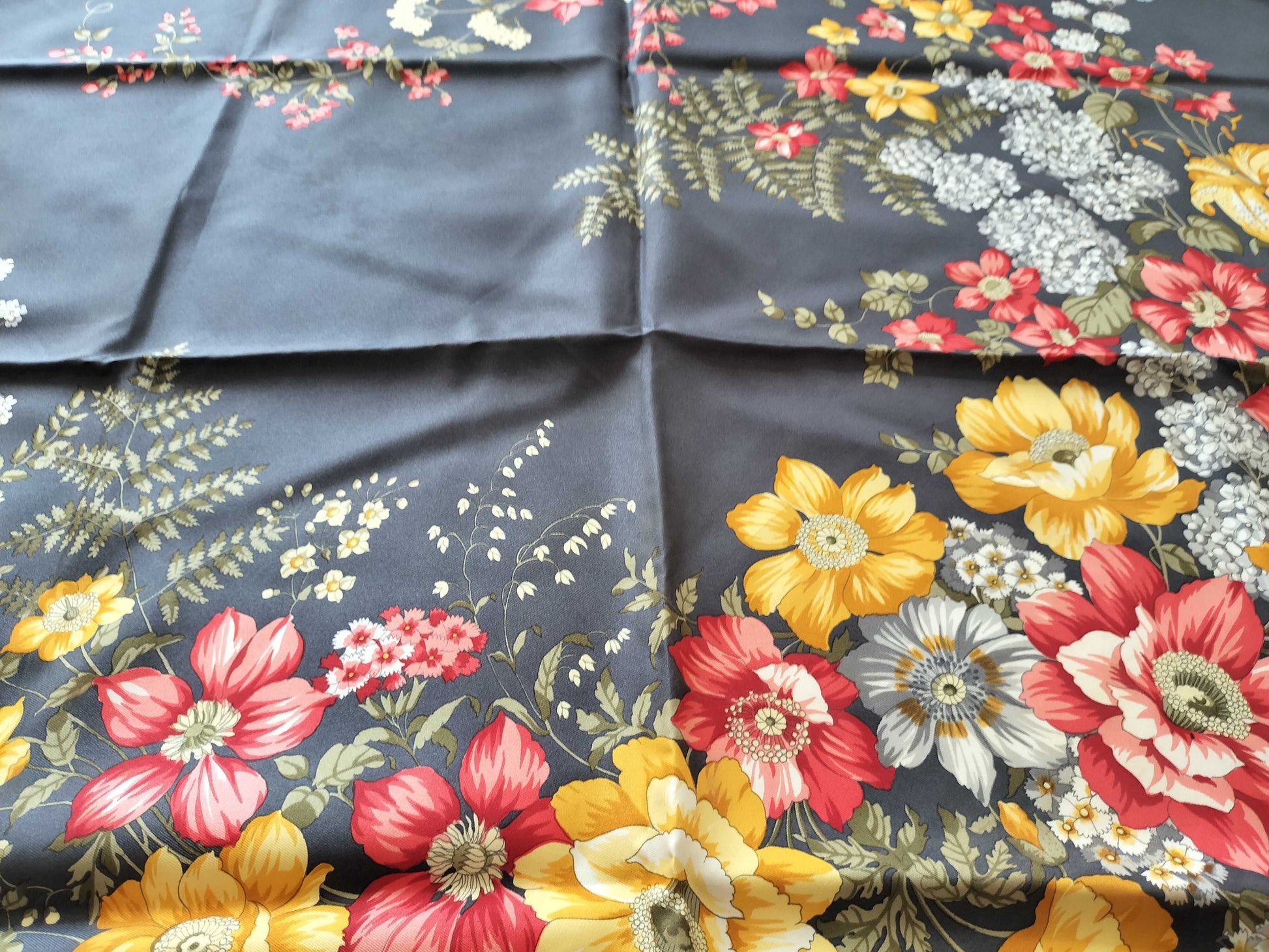 Dior floral scarf