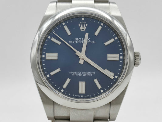ROLEX 124300 A0T33878 Blue Dial Men's Watch