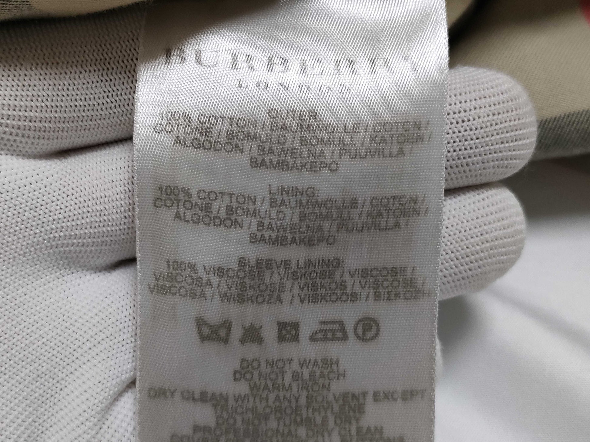 BURBERRY Trench Coat/Inner Nova Check/48 Coat
