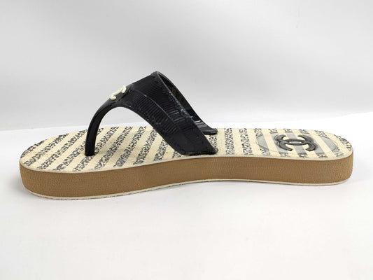 CHANEL Coco Mark Sandals