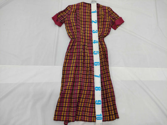 Dior Silk Check Dress