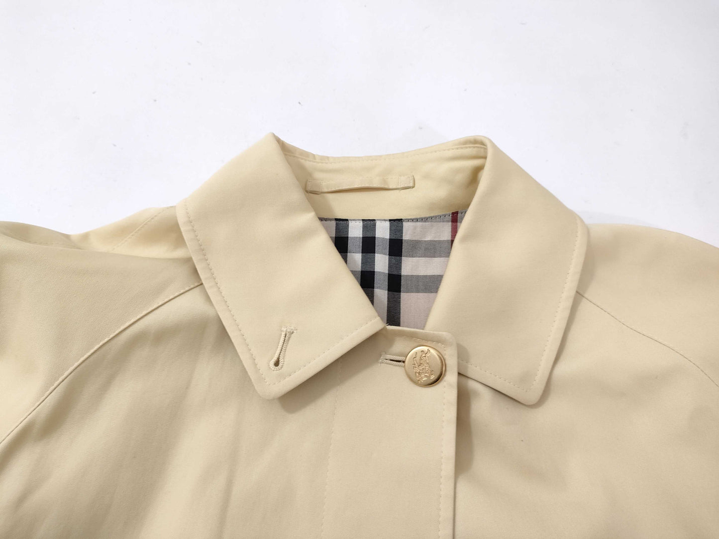 BURBERRY Pastel Color Trench Coat/Year Consideration Coat