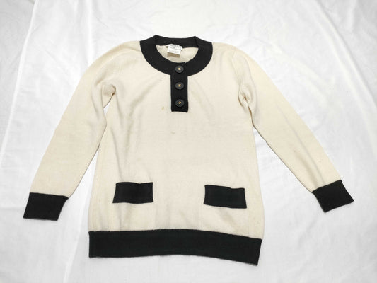 CHANEL Coco Mark 97C Coco Button Long Sleeve Top