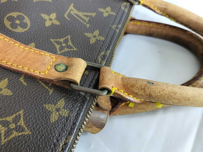 LOUIS VUITTON Monogram M41424 Keepall 55 Boston Bag 