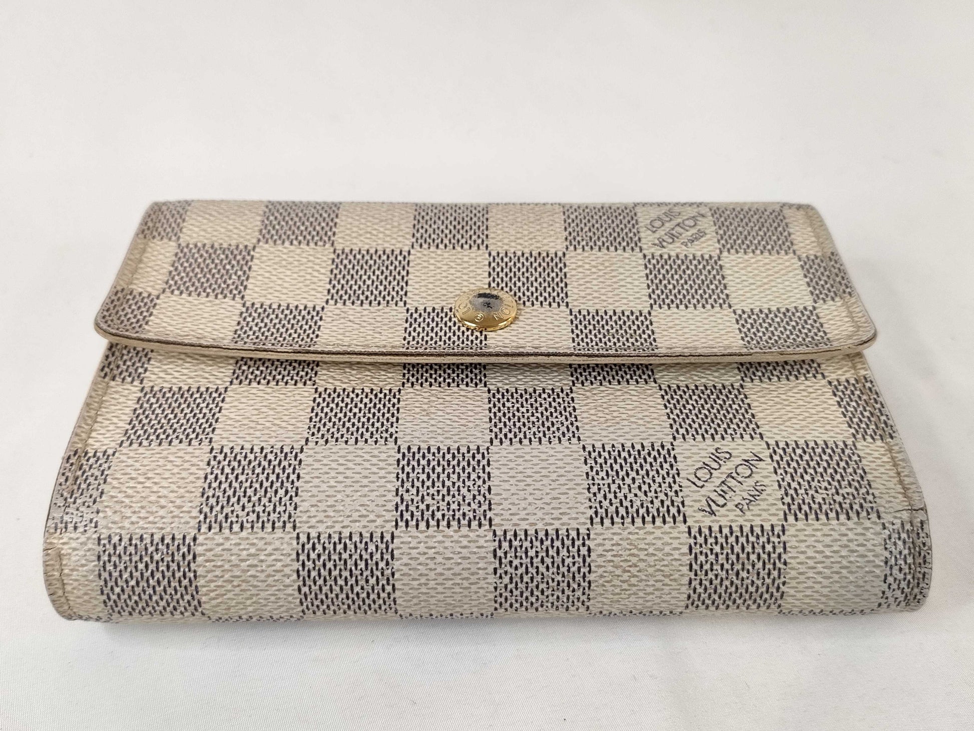 LOUIS VUITTON Damier Azur N63068 Portefeuille Alexandra Wallet