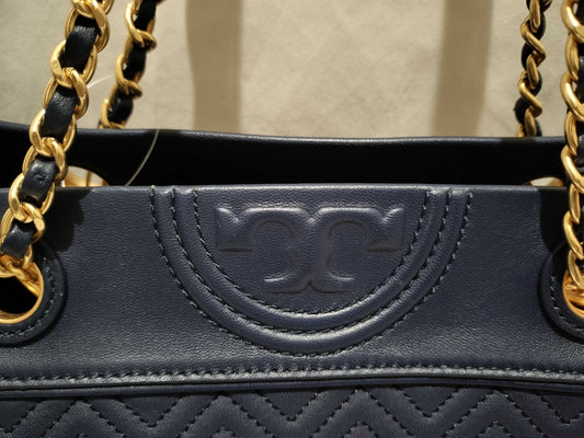 Tory Burch Fleming/Leather Shoulder Bag