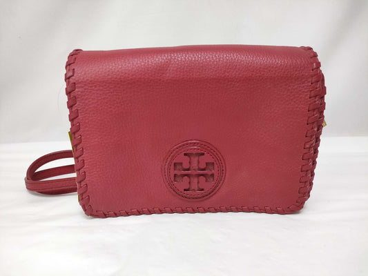 Tory Burch Leather Bag Red Shoulder Bag