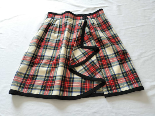 Yves Saint Laurent Check Skirt Skirt