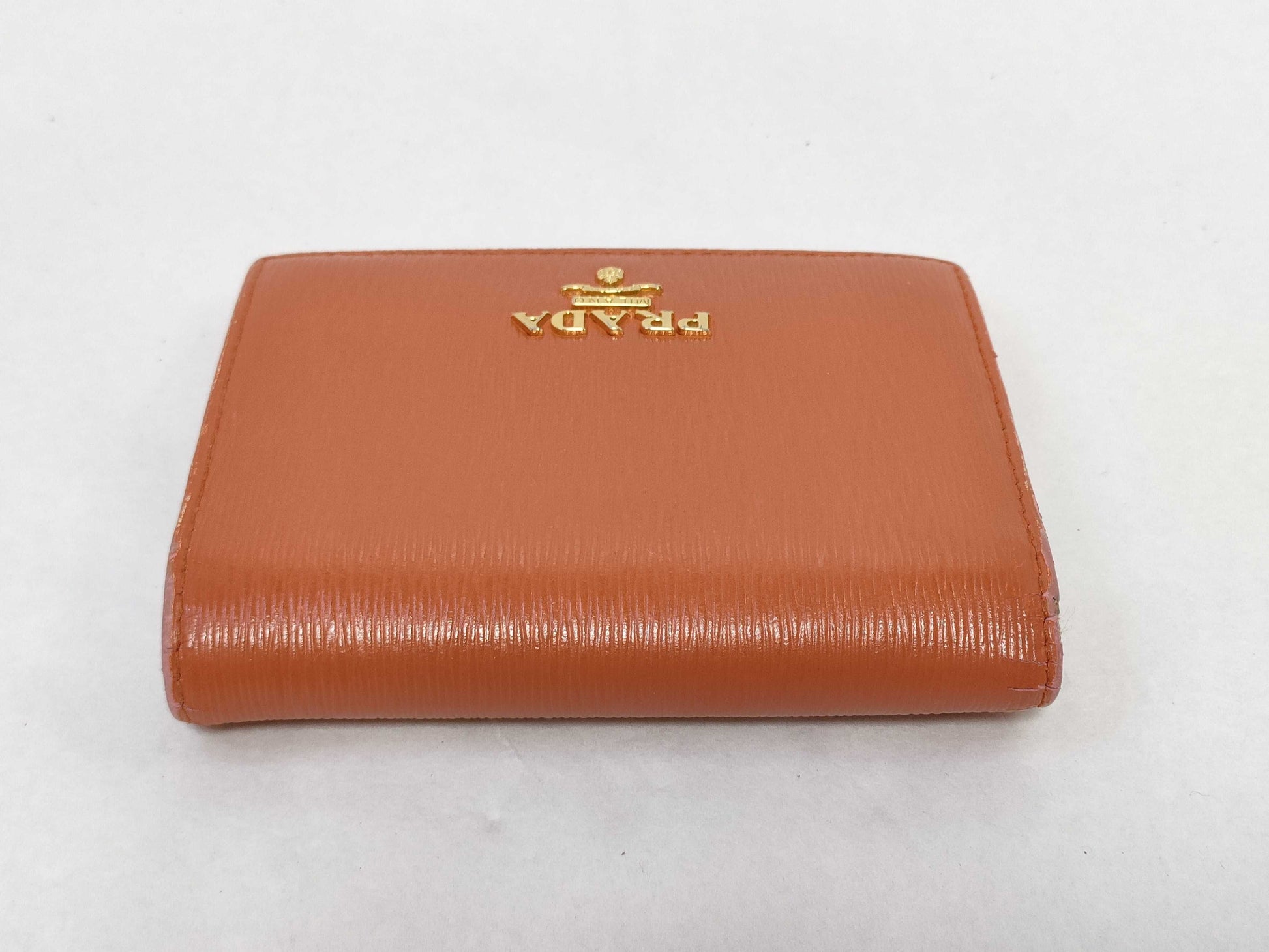 PRADA Bifold Wallet Orange Wallet