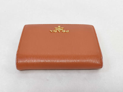 PRADA Bifold Wallet Orange Wallet