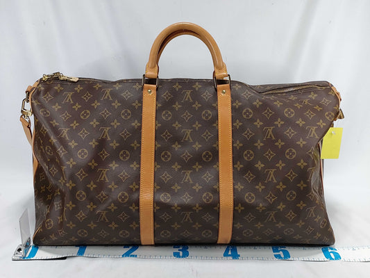 LOUIS VUITTON Monogram M41412 Keepall Bandouliere 60 Boston Bag