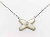 CHAUMET Lien Mother of Pearl 1PD White Gold Au750 3.3g Necklace 