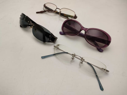  GUCCI Gucci and other 4-piece sunglasses and glasses