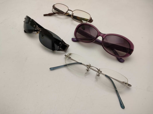  GUCCI Gucci and other 4-piece sunglasses and glasses