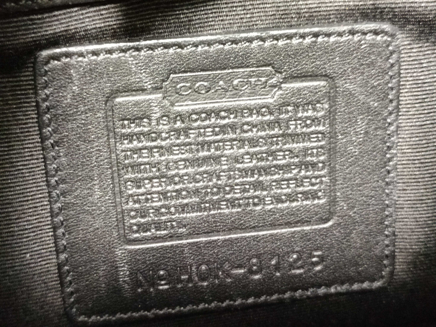 COACH Tweed 8125 One Shoulder/Towel Salon Caracalla Set Shoulder Bag