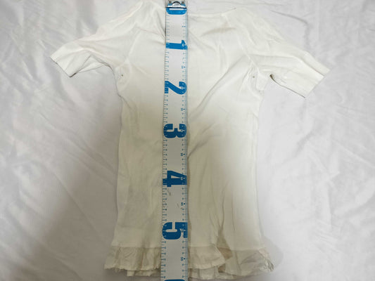 MONCLER tank top ruffle shirt