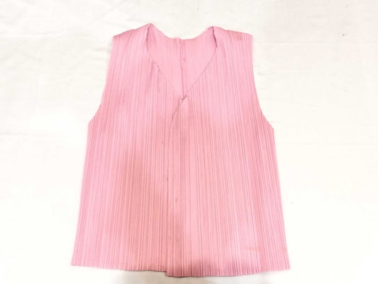 PLEATS PLEASE Issey Miyake Pleats Please Pleated Vest Pink Vest