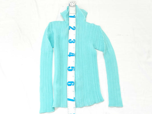 ISSEY MIYAKE Pleats Please Cardigan, Blue