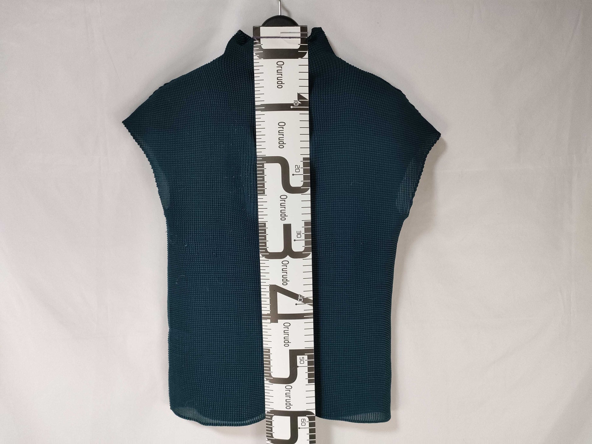 ISSEY MIYAKE Pleats Please High Neck Sleeveless Top