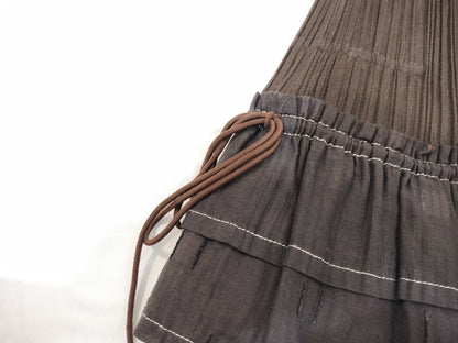 PLEATS PLEASE ruffle shirt