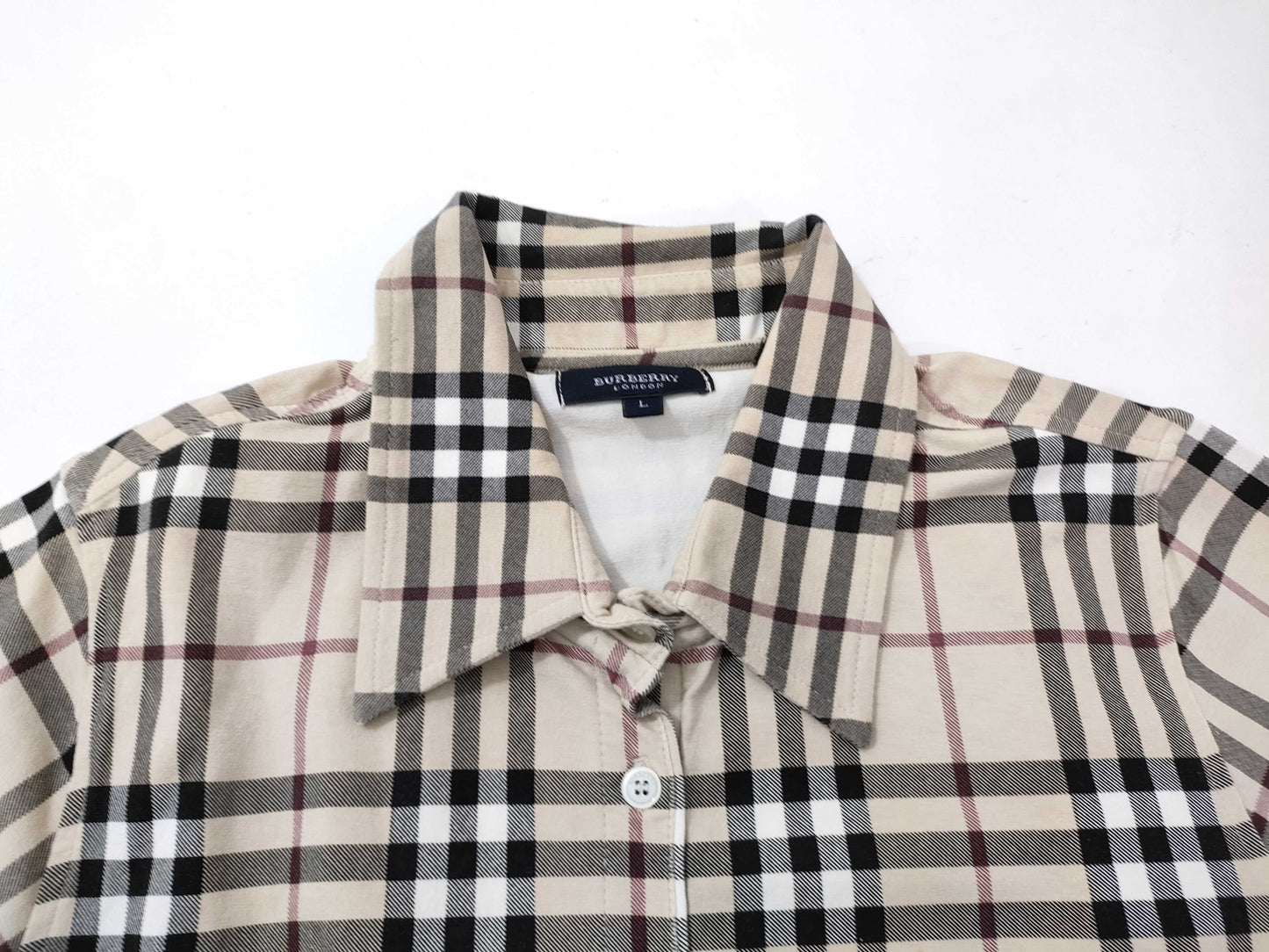 BURBERRY Nova Check Polo Shirt, Condition Considered, Tops