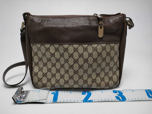 GUCCI GG Supreme Old Logo Hardware Shoulder Bag