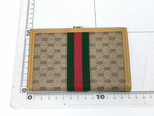 GUCCI Sherry Line Folding Wallet