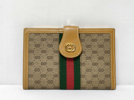 GUCCI Sherry Line Folding Wallet