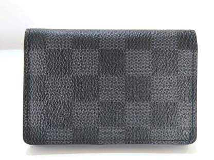 LOUIS VUITTON Damier Graphite Card Case, Pass Case, Business Card Case