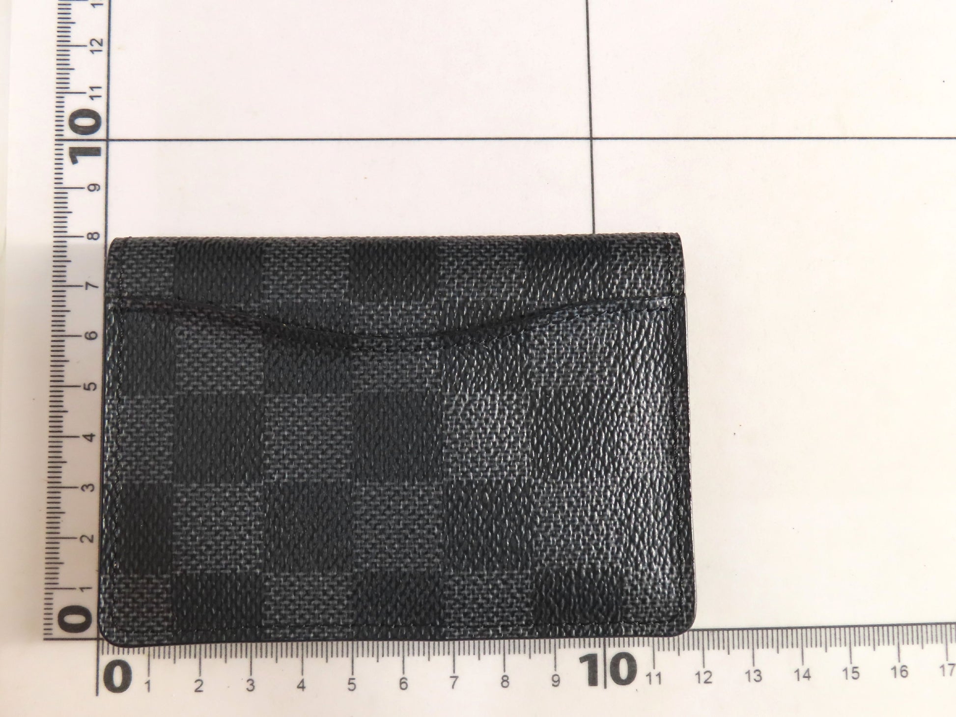LOUIS VUITTON Damier Graphite Card Case, Pass Case, Business Card Case