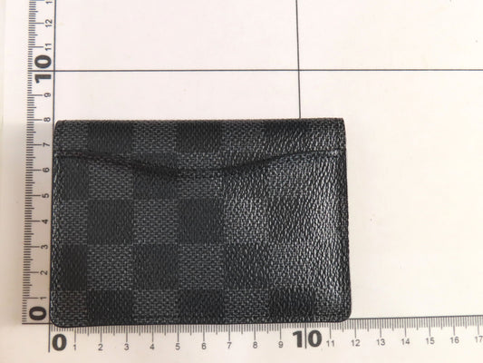 LOUIS VUITTON Damier Graphite Card Case, Pass Case, Business Card Case