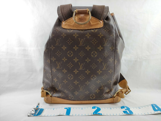 LOUIS VUITTON Monogram M51136 Montsouris MM Backpack