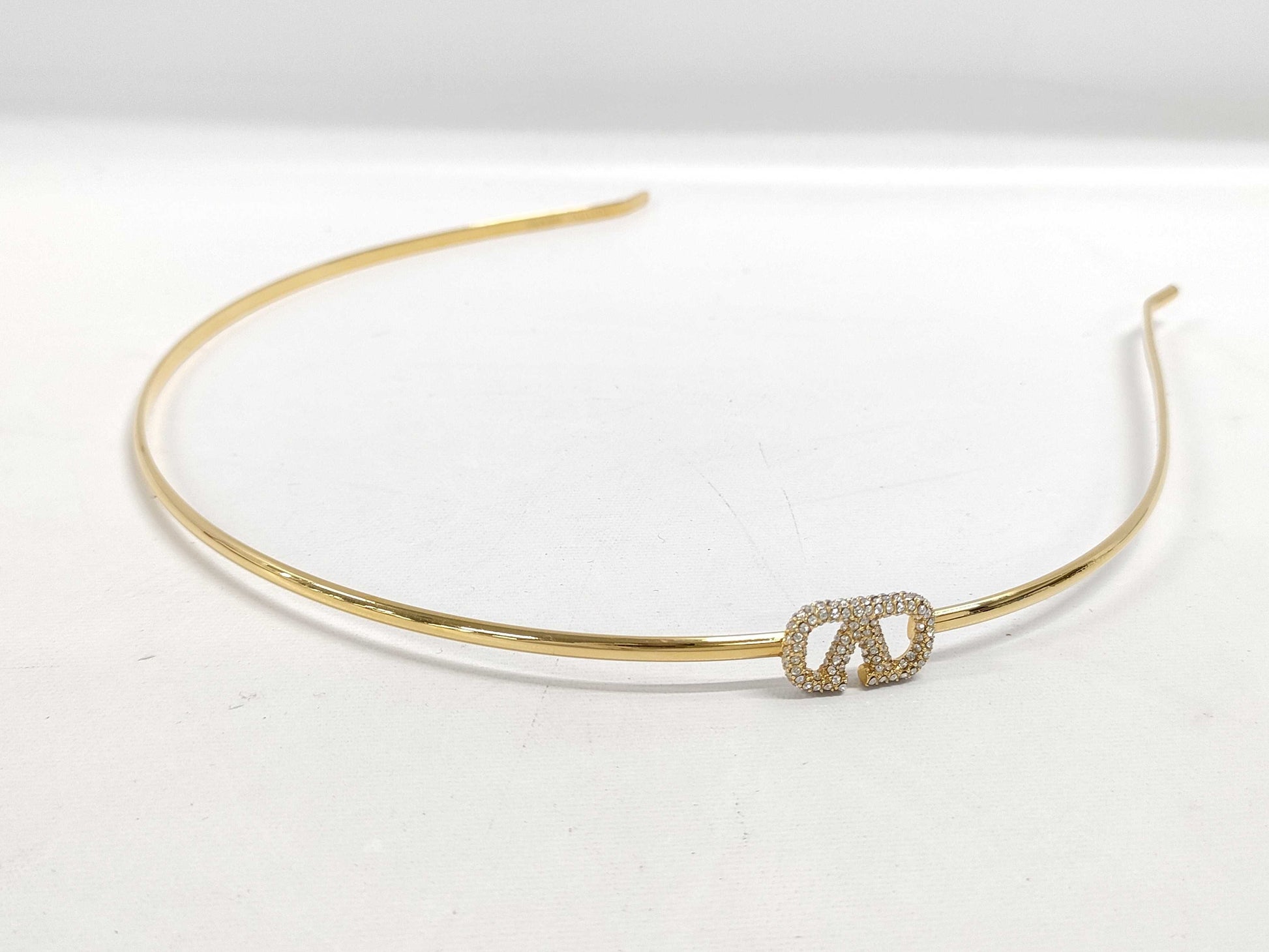 VALENTINO V Logo Signature Swarovski Collaboration Headband Other Accessories