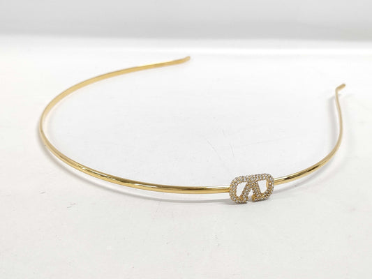 VALENTINO V Logo Signature Swarovski Collaboration Headband Other Accessories