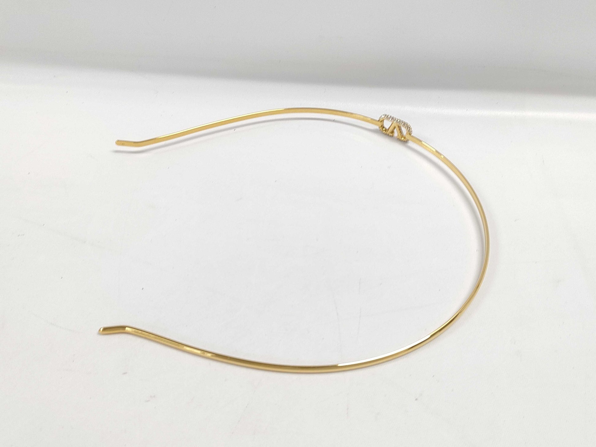 VALENTINO V Logo Signature Swarovski Collaboration Headband Other Accessories