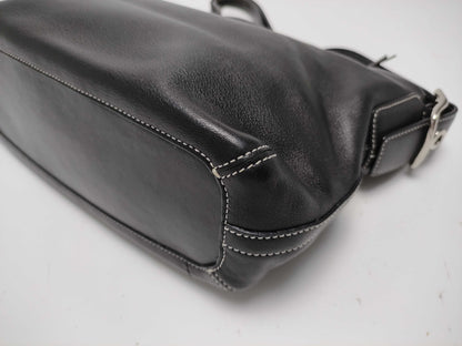 COACH 1417 One-Shoulder Black Shoulder Bag