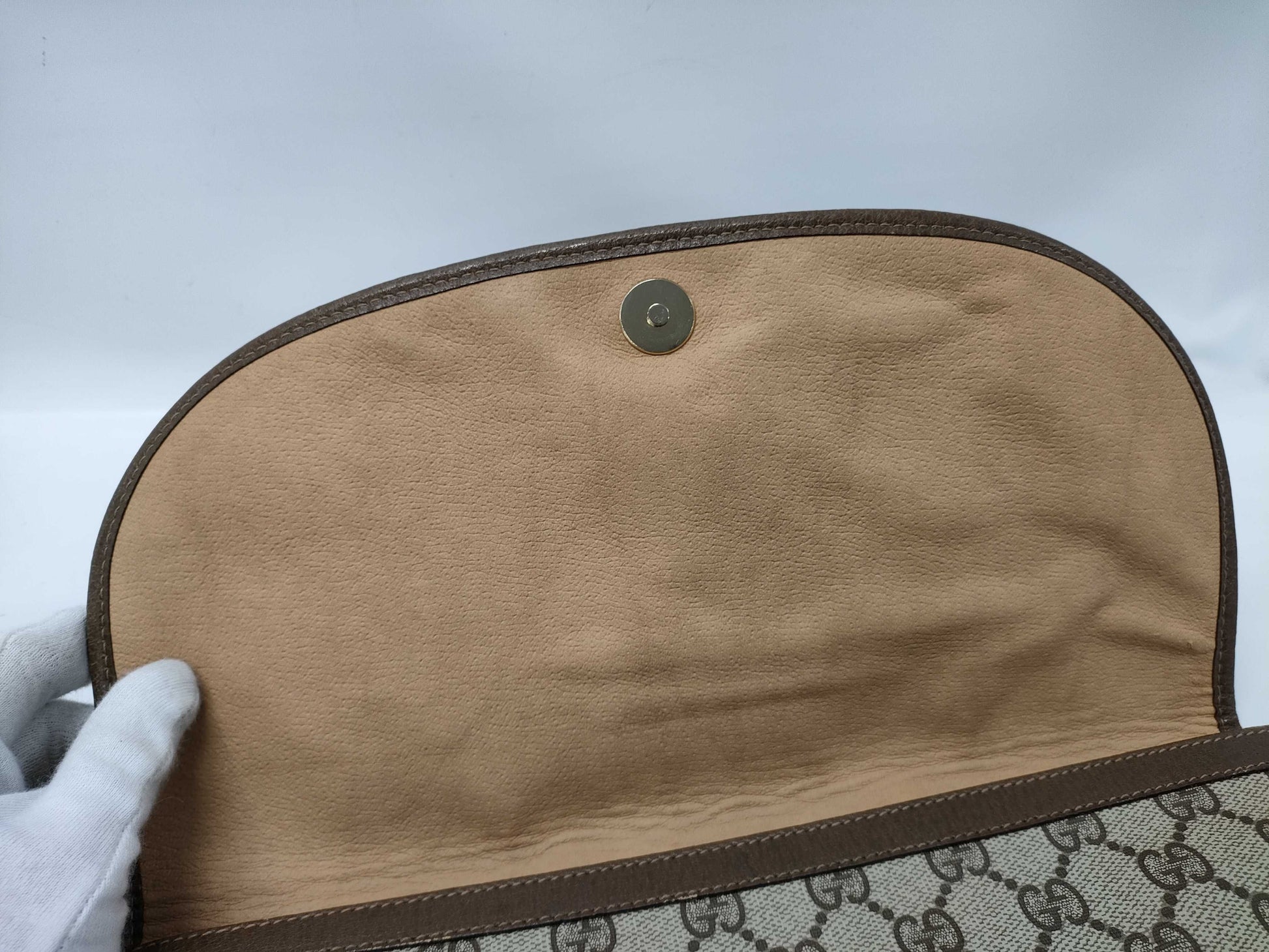 GUCCI GG Supreme Sherry Line Second Bag 89.01.031 Clutch Bag