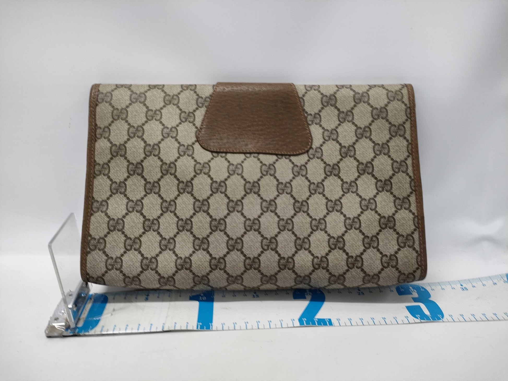 GUCCI GG Supreme Sherry Line Second Bag 89.01.031 Clutch Bag