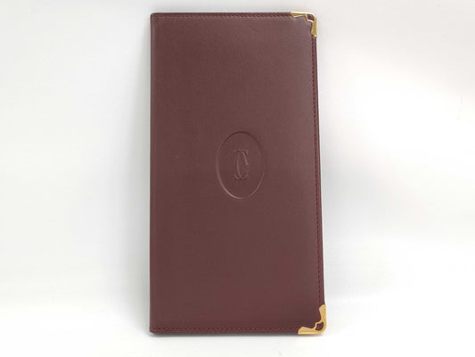 Cartier Must Bifold Card Case, Card Case, Pass Case, Business Card Case
