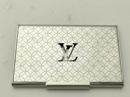 LOUIS VUITTON Porte Carte Champs-Élysées Silver Card Case, Pass Case, Business Card Holder