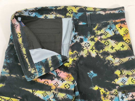 LOUIS VUITTON 21AW Tie-dye Cargo Denim Pants RM2129 H98 Pants