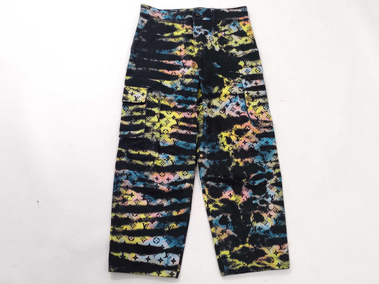 LOUIS VUITTON 21AW Tie-dye Cargo Denim Pants RM2129 H98 Pants