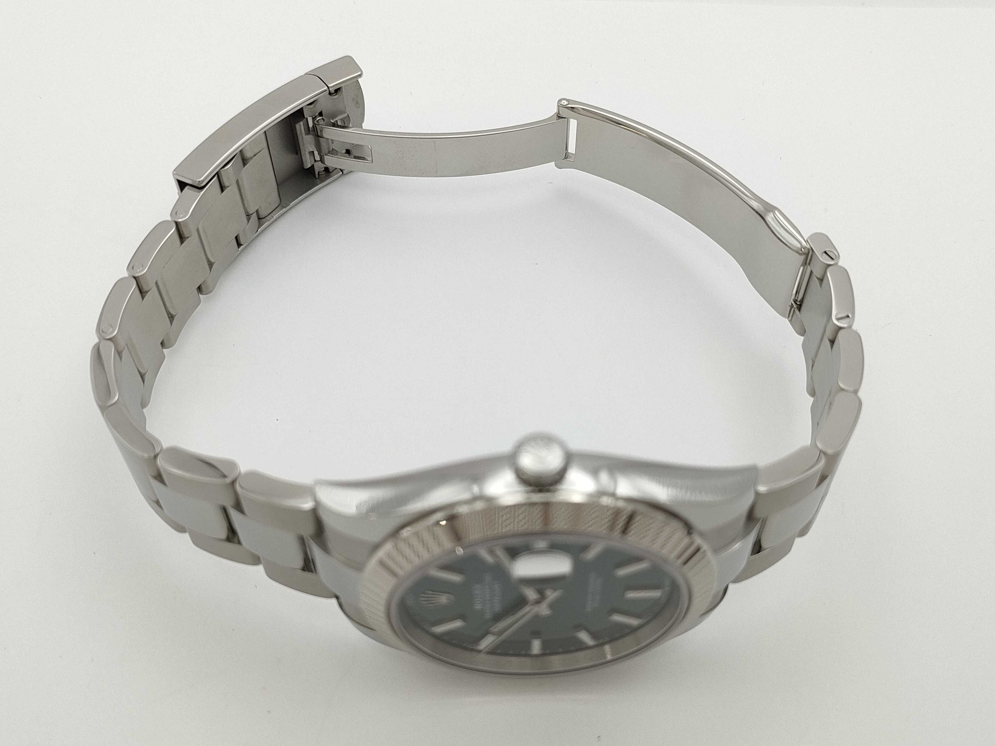 ROLEX 126334 651R0407 Mint Green Men's Watch