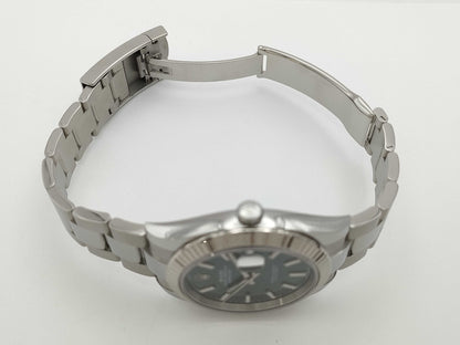 ROLEX 126334 651R0407 Mint Green Men's Watch