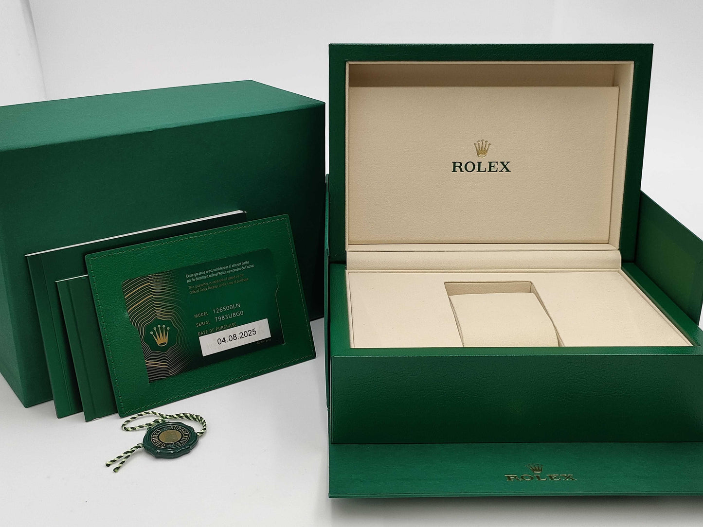 ROLEX 126500LN 7983U8G0 Black Dial Men's Watch