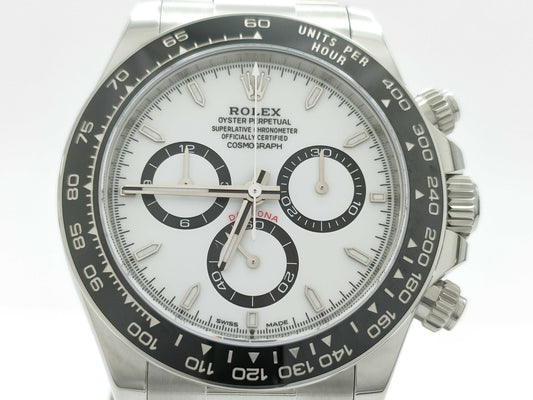 ROLEX 126500LN 5F6N0591 White Dial Men's Watch