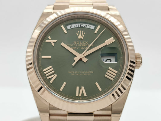 ROLEX 228235 4771Q704 Olive Green Men's Watch