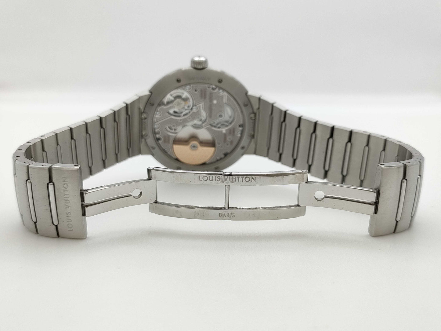 LOUIS VUITTON W1ST20 AK4382 Blue Dial Men's Watch