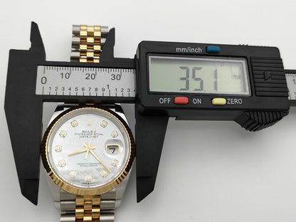 ROLEX 126233NG V0013556 White Shell Dial Men's Watch