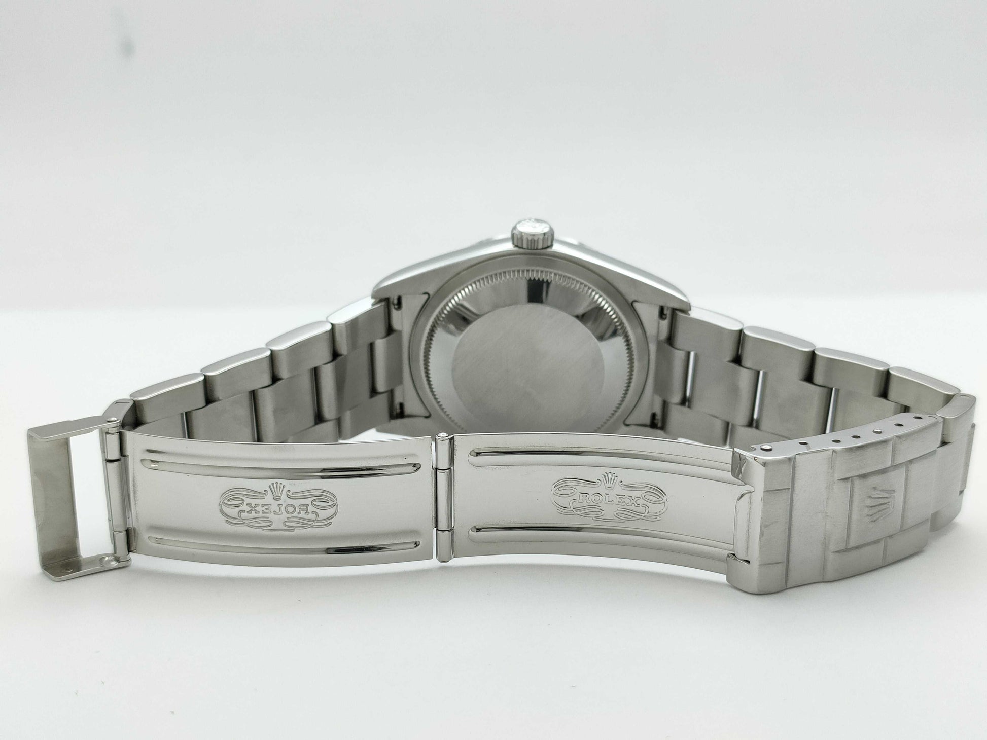 ROLEX 114270 K285796 Black Dial Boys' Watch